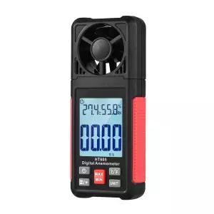 Intendvision HT605 디지털 풍속계 대형 백라이트 LCD 화면이 있는 휴대용 항해용 서핑 드론 플라잉 RC