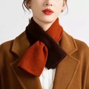 투톤 가을 캐시미어 울 간편 머플러 겨울 간절기 순