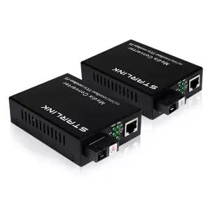 유비큐넷 SL-G2000SCSW/AB 1코어 광컨버터 SC타입 싱글모드 송/수신 1셋트