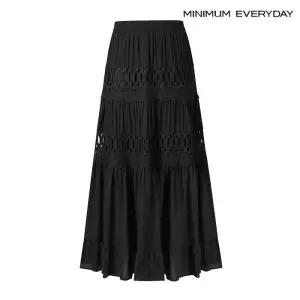 [에브리데이]펀칭 레이스 밴딩 프릴 스커트 (EB2WH020D)