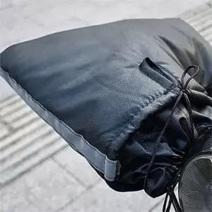 가죽 오토바이 핸들 워머 방수 방한 토시 스쿠터 겨울 바이크장갑 y-F87F4