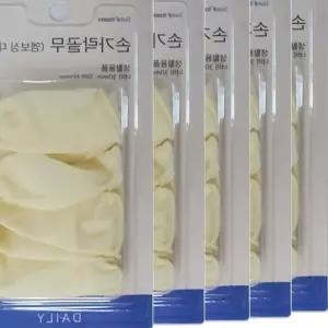 한양 엠보싱 라텍스 손가락골무 대 60개 미끄럼방지 부자재 z-36297
