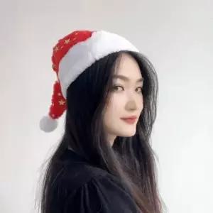 반짝 별 산타모자 성탄 선물 기타장식용품 루돌프 파티 에펠 마스 y-10BAA