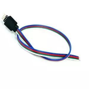 RGB 커넥터 전선 LED 조명 케이블 4선 8m 1p 기타튜닝용품 z-666A7