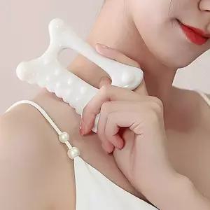 입체형 림프 괄사 페이스 얼굴 바디 마사지기 쿨링스틱 입체형괄사 다리 t-51AEA