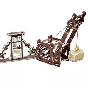 거중기와 녹로 우드락 건축 조립 모형 DIY 만들기 e-97D4F