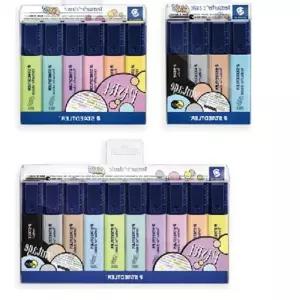 파스텔 형광펜 364CWP6 6색 STAEDTLER 필기구쇼핑몰 필기구각인 싱글팁 t-C7714