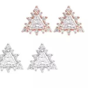 925 silver-pin 삼각 큐빅 실버 은침 귀걸이 실버귀걸이 친구선물 일자핀 A-4D96D