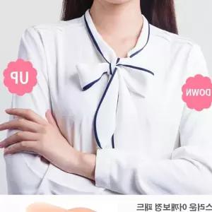 셔츠핏 어깨뽕 여자 실리콘 패드 탈부착 곧은 어깨 기타보정속옷 스킨 V-D4D80