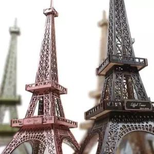 3D나무입체퍼즐 Eiffel Tower 에펠탑 Normal -베이지 프라모델 모형 E-0F72D