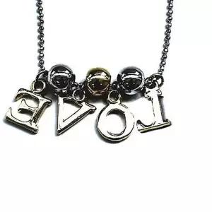 Love 이니셜 목걸이 금펜던트 E-9B894