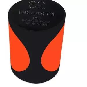 원형 마이스티커 네온오렌지 50mm 폭 스티커 롤지 다이어리꾸미기 인테리어데코 인덱스라벨 E-FF35C