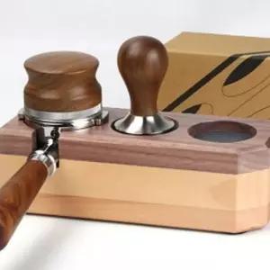 바리스타 우드 탬퍼받침대 커피 탬핑스테이션 58mm 템퍼 탬퍼스탠드 홈카페 J-CA9D7