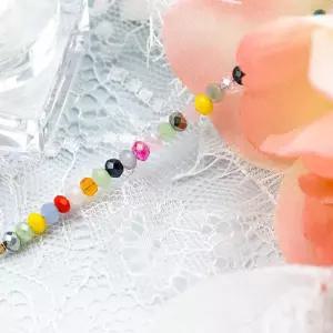 폭스타일 다이앤 비즈 크리스탈 초커 목걸이 패션목걸이 35x1x6cm 악세사리 쥬얼리 E-24C44