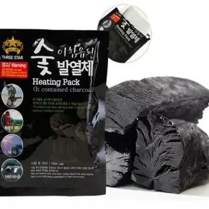 야영 취사 음식 조리 숯 발열체 발열팩 80g 10개 연료 E-07F1C