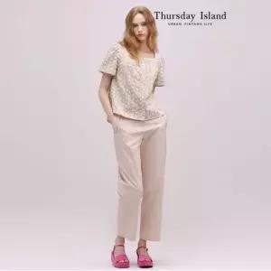 Thursday Island 세미 배기핏 팬츠T244MPT232W