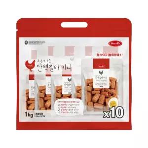 바우와우 오븐에 구운 애견용 단백질바 100g 10개