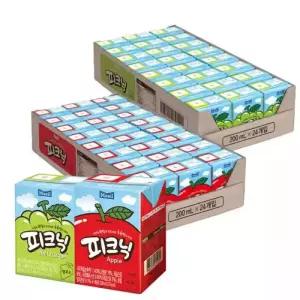 피크닉 사과 200ml 24팩 + 청포도