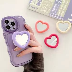 공주 미니 하트 거울 미러 팝 폰톡 스마트톡