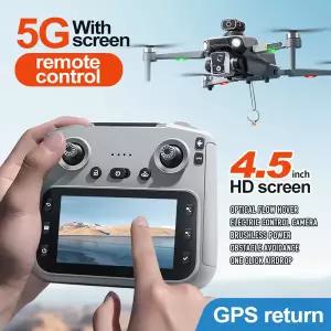 2025 K19 MAX GPS 드론 낚시 에어 드롭 자동 회전 5G 스크린 장애물 회피 드론 전문가용 카메라 FPV
