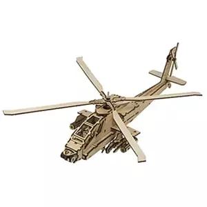 [보리보리/하비스]DIY 나무 모형 조립 키트 AH-64 아파치 헬기 YM-717