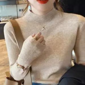데일리 니트 기본컬러 반목 PA 베이직 이너 티셔츠 보들 여성 긴팔