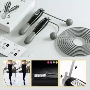 스마트 줄넘기 실내외 2in1 LCD-4MODE 카운트카운터용 전신운동 실외 실줄넘기 어른