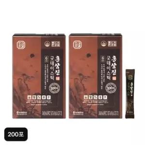 농협홍삼 홍삼진 굿데이스틱 (10ml x 100포 x 2박스, 총 200포)