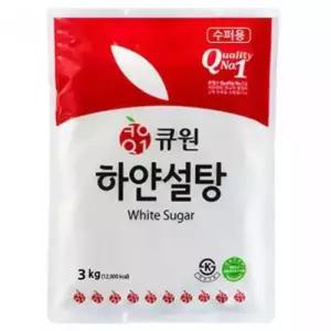 [큐원] 하얀 설탕 3kg x 6봉