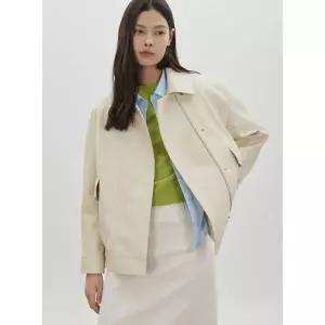 [CC콜렉트](천안아산점)[씨씨콜렉트] 스탠카라 레더 블루종 자켓 (C261PSF511)