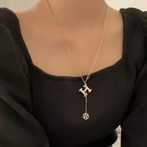 (써지컬스틸) H necklace N 103
