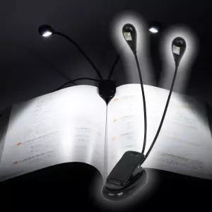 LED 독서등 북라이트 투헤드 휴대용스탠드 공부등악보등 조명 용등 침실등 용스탠드 공부등 야간독서등