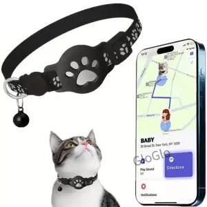 방수 반사 기능 분실 방지 GPS 고양이 추적기 목걸이 애완동물 위치 찾기 장치 새끼 액세서리