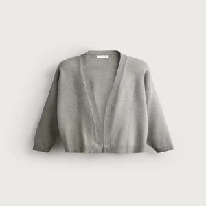 ZARA 자라 오픈 릴렉스 핏 가디건 - 그레이 9598/372/802