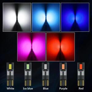 2pcs  T10 W5W 3570 LED 전구  자동 웨지 조명 회전 측면 번호판 독서 돔 램프 화이트 6000K
