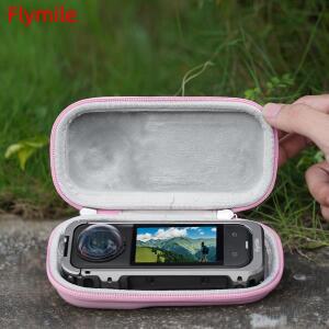 Insta360 X5 용 Flymile 토끼 케이지 보관 가방 보호 프레임 핸드백 미니 휴대용 운반 케이스 카메라 액세
