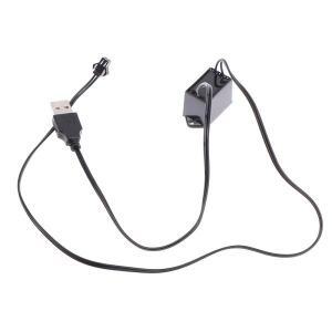 5V USB 어댑터 드라이버 1-5m El Wire 전기 발광 조명 컨트롤러 인버터