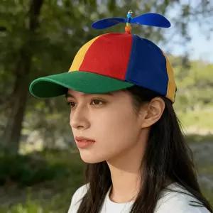 헬리콥터 프로펠러 바람개비 헬기 파티 모자 야구모자
