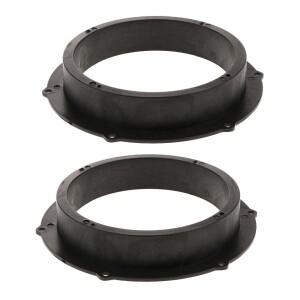 2Pcs 6.5 인치 자동차 스피커 장착 스페이서 어댑터 링 마운트 브래킷 아우디 폭스 바겐 Magotan Skoda 블