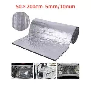 내화성 단열 및 방음 매트 200x50cm 음향 열 벽 패널 자동차 데드닝을 위한 소음 차단