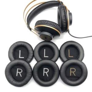 AKG K52 K72 K92 K240 242 헤드폰 소프트 폼 이어 패드 고품질 커버 쿠션 용 교체