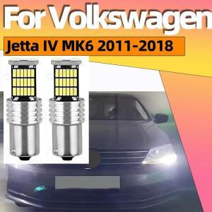 폭스바겐 VW 제타 IV MK6 2011 2018용 2개입 캔버스 차량용 LED DRL 주간 주행등 전구