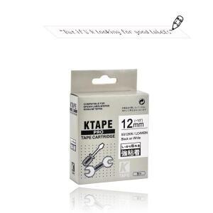 12mm 라벨 테이프 LC-4WBN SS12KW SC12YW EPSON king jim LW300 메이커 프린터 호환