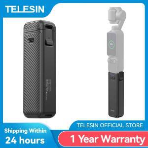 텔레신 5000mAh 배터리 핸들 DJI호환 오즈모 포켓 4 3 카메라 핸드 그립 홀더 마운트 무선 충전 3용