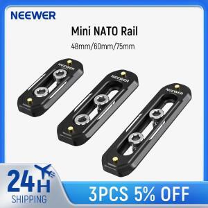 Neewer 카메라 퀵 릴리스 미니 NATO 레일 안티 오프 릴리스(1/4