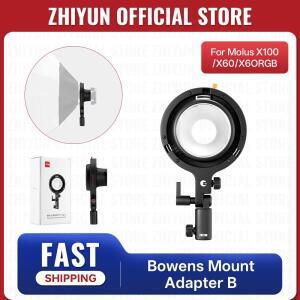 ZHIYUN 공식 Bowens 마운트 어댑터 B ZY Mount-B EX1H05 Molus X60 X100 콤보 프로 포켓 사진 조명용 액세