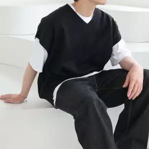 남녀공용 커플티 니트 가디건 자켓 코트 청바지 면바지 브이넥 니트티 조끼