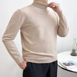 남성 3컬러 보들보들 가을 겨울 목폴라 니트 스웨터