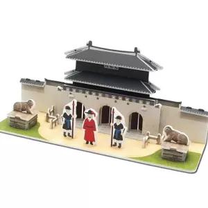 (올핀)나무조립모형 DIY 광화문 건물 건축 우드락 만들기