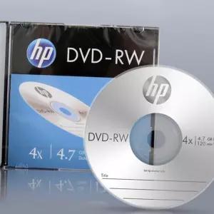 (다올)DVD-RW 4x 10장 HP Media 1P 4.7GB 슬림 케이스